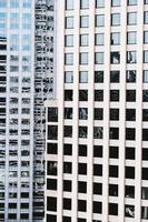 Window pattern textures of building photo