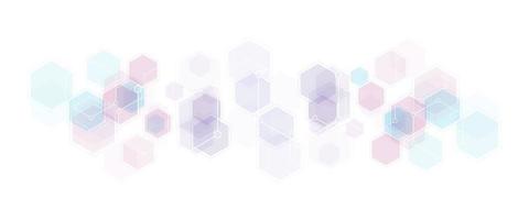 Abstract geometric background with hexagons pattern. vector