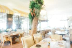 Abstract blur and defocused restaurant photo