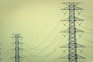 Electricity and High voltage photo