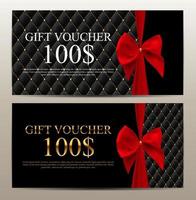 Luxury Members, Gift Card Template for your Business Vector Illustration