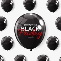 Black Friday Sale Banner Template. Vector Illustration