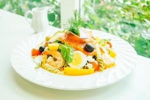 Mixed seafood salad photo