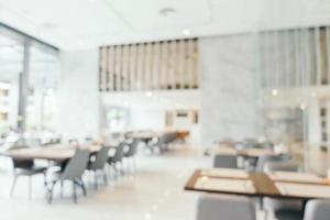 Abstract blur restaurant cafe interior