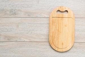 Wood cutting board photo