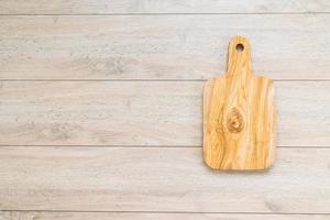 Wood cutting board photo