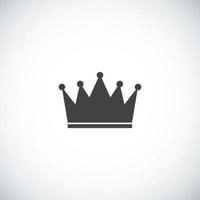 icono de corona de princesa. ilustración vectorial. vector