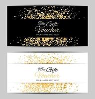 Luxury Members, Gift Card Template for your Business Vector Illustration