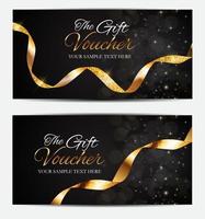 Luxury Members, Gift Card Template for your Business Vector Illustration