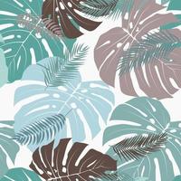 Tropical Pattern Background vector