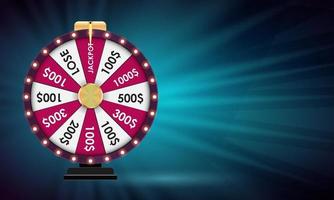 Wheel of Fortune background vector