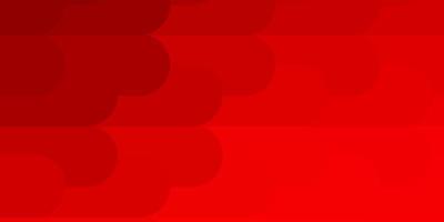 Light Red vector texture with lines. Repeated lines on abstract background with gradient. Pattern for websites, landing pages.