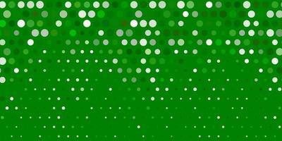 Light green vector background with spots.