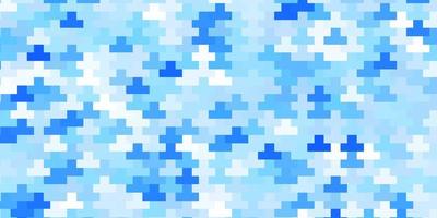 telón de fondo de vector azul claro con rectángulos. Ilustración colorida con rectángulos y cuadrados degradados. patrón para comerciales, anuncios.