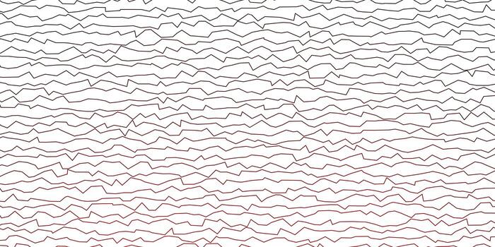 Dark Red vector backdrop with bent lines. Abstract illustration with gradient bows. Template for cellphones.