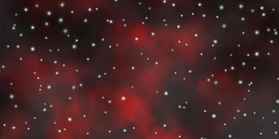 Dark Red vector background with colorful stars. Colorful illustration in abstract style with gradient stars. Theme for cell phones.