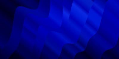 Dark BLUE vector backdrop with curves. Illustration in halftone style with gradient curves. Pattern for websites, landing pages.