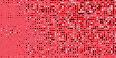 Dark Red vector layout with circle shapes. Abstract illustration with colorful spots in nature style. Design for your commercials.