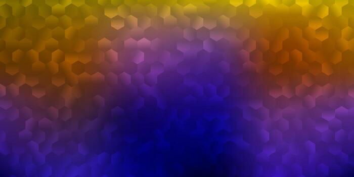 Dark blue, red vector pattern with abstract shapes.