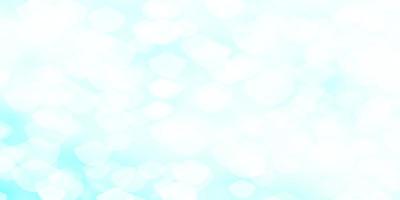 Light BLUE vector background with bubbles.
