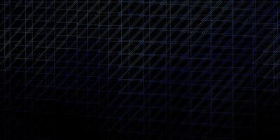 Dark BLUE vector layout with lines. Gradient abstract design in simple style with sharp lines. Best design for your posters, banners.