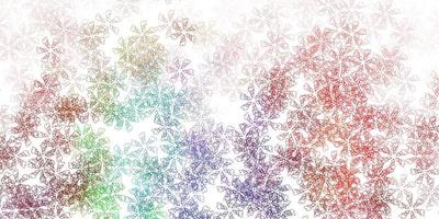 Light multicolor vector abstract template with leaves.