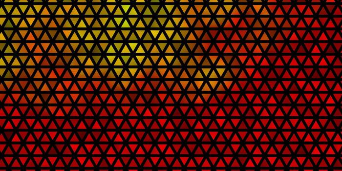 Light Red, Yellow vector pattern with polygonal style.