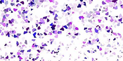 Light purple vector backdrop with chaotic shapes.