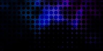 Dark Pink, Blue vector background with spots. Colorful illustration with gradient dots in nature style. Design for posters, banners.