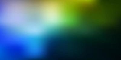 Light blue, yellow vector abstract blur template.
