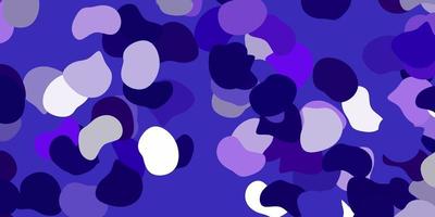 Light purple vector texture with memphis shapes.