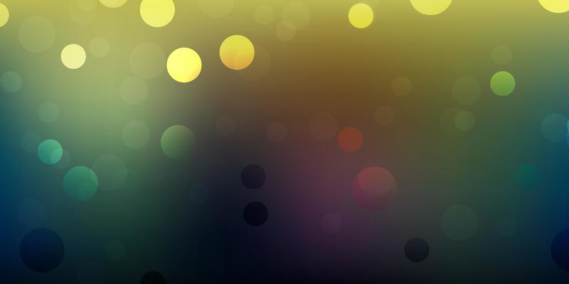 Dark blue, yellow vector background with random forms.