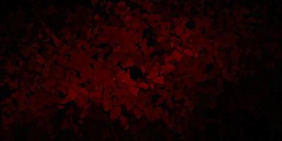 Dark brown vector template with abstract forms.