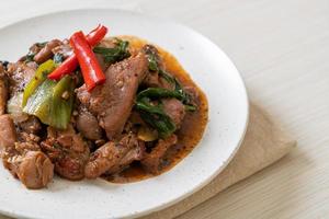 Stir Fried Black Pepper with Duck photo