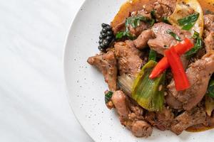 Stir Fried Black Pepper with Duck photo