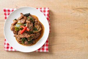 Stir Fried Black Pepper with Duck photo