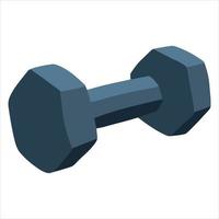 Dumbbells for fitness. Kilogram dumbbells. For fitness training. Exercises for the body. Cartoon style. vector