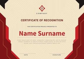 certificate design with modern futuristic. vector illustration certificate template.
