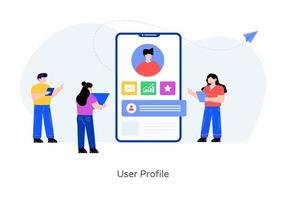 User Profile And Account vector