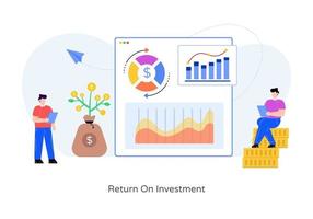 Return On Investment vector