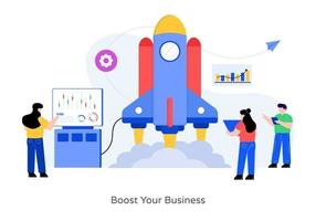 Boost Your Business vector