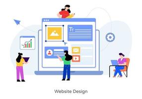 Web site Design vector