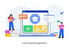 Learning Management Website vector