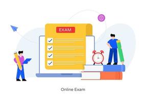 Online Exam and Quiz vector