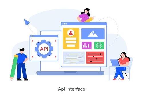 aplicación de interfaz de usuario vector