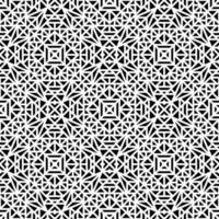 White seamless background with black geometric pattern vector
