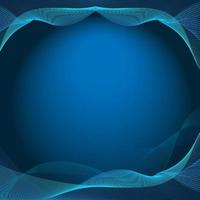 swaying wavy lines Abstract Wave background blue vector