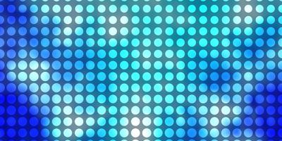 Light BLUE vector texture with circles. Abstract illustration with colorful spots in nature style. Pattern for websites, landing pages.