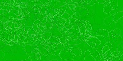 Light green vector backdrop with chaotic shapes.