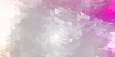 Light pink, yellow vector polygonal pattern.